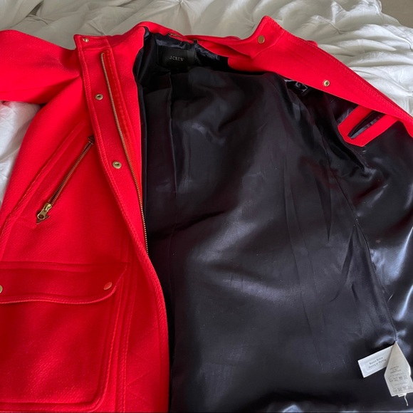 🛑 SOLD🛑J.Crew Chateau Parka Coat Red sz4 - Picture 6 of 15